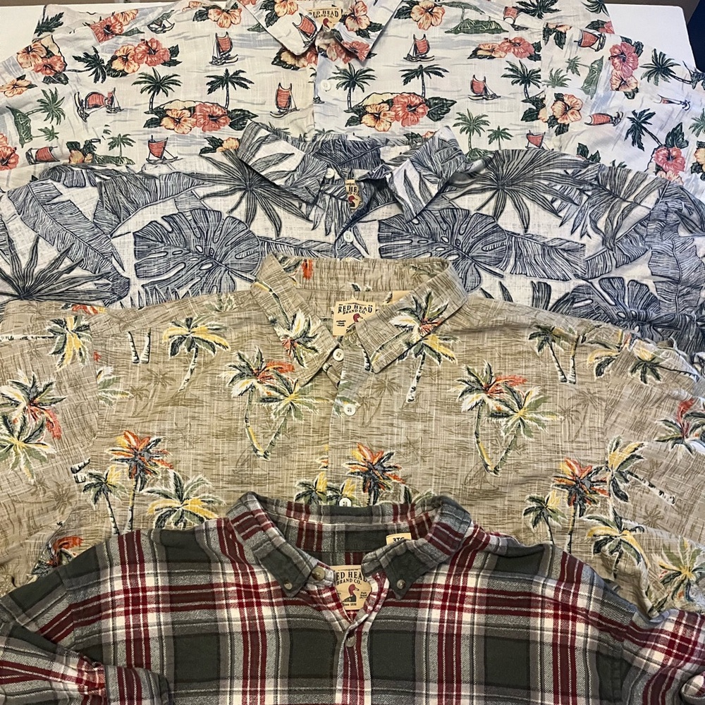 Lot of 4 Red Head Brand 3X Shirts